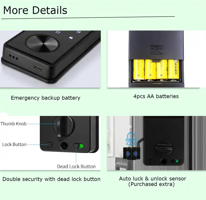 Elektronische sleutelloze swipe-kaart